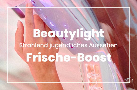 Beautylight für ein strahlend frisches Aussehen im Sonnenstudio und Solarium Sonnenzeit Studio in Dinslaken und Neuss